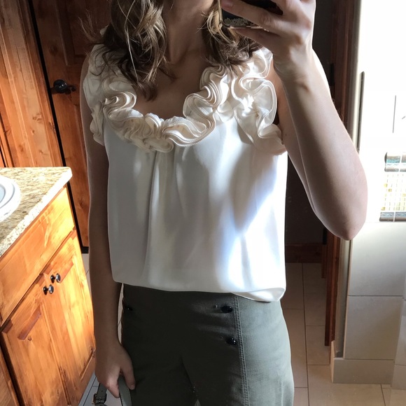 Kate Spade Ruffle Top - Picture 2 of 5